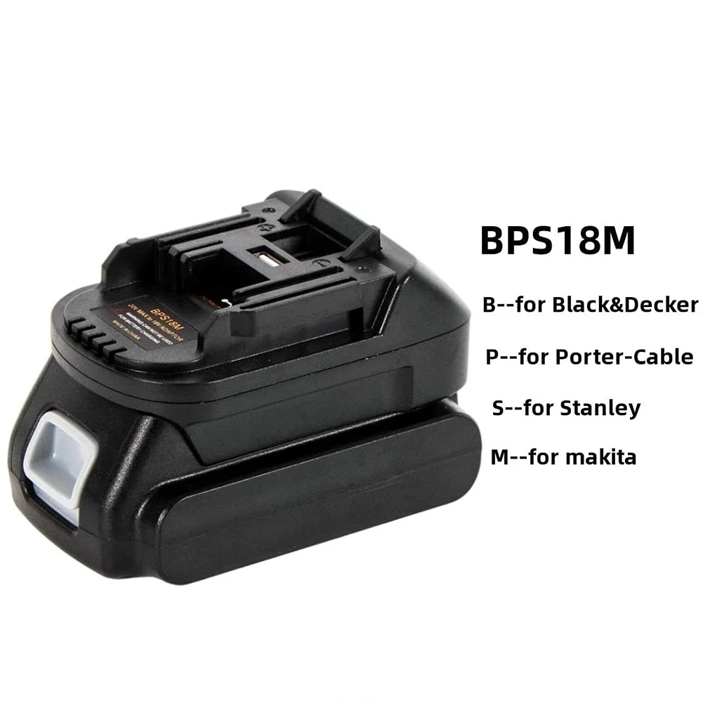 

Адаптер аккумулятора электроинструмента для замены Porter BL1860 для Black & Decker для аккумулятора DMAKITA BL1830 BL1850