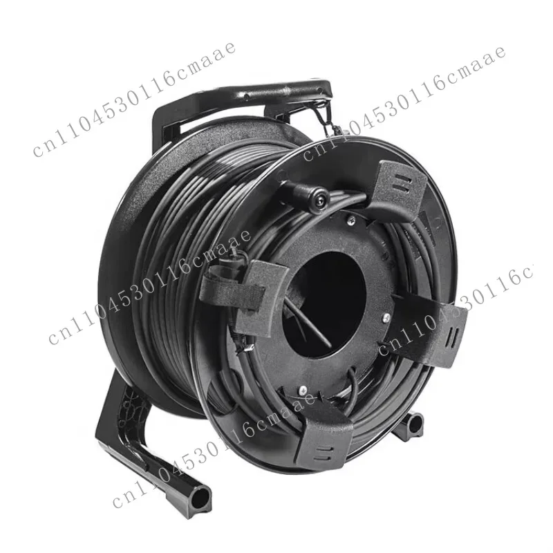 50M Drum 4 Channel Shielded RJ45 Cat6 ethercon Cable Drum Data Cable Ethercon Tactical Cable