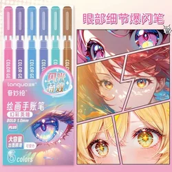 Aesthetic stationery back to school acsesories art supplies Color markers Colored pens drawing pens Highlighters gel pens
