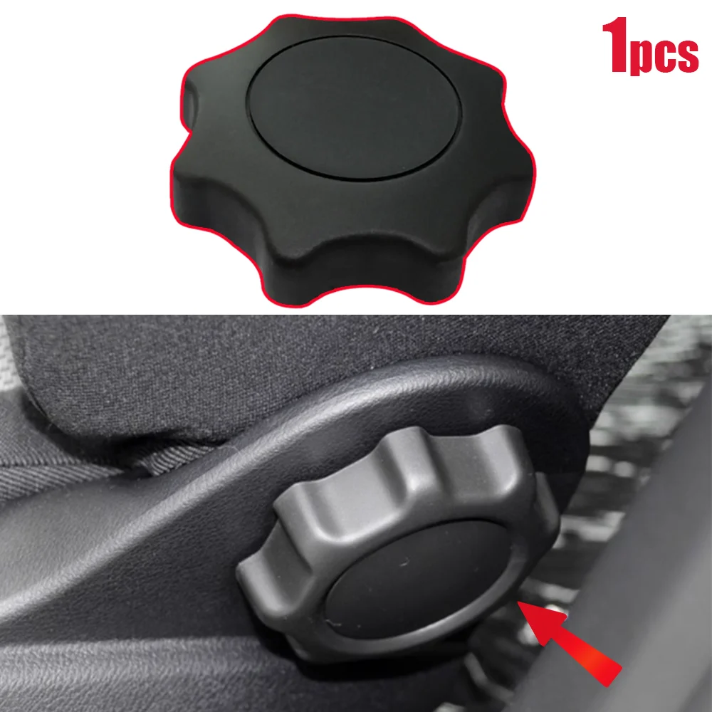 1Pc 1J0881671F Car Front Seat Adjustment Knob Handle For VW Beetle Bora Polo Golf Passat B5 Caddy Transporter T4 Jetta MK4 Black