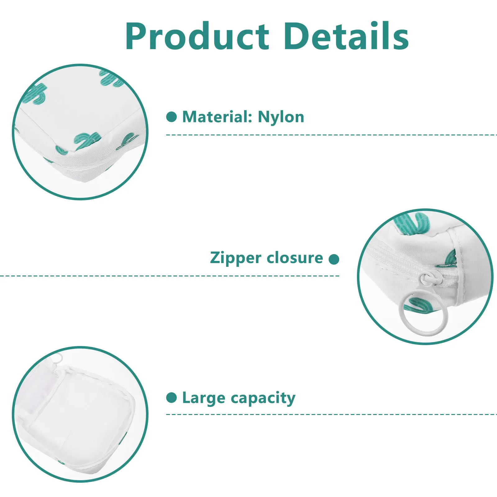 

Lovely Menstrual Pad Storage Bag Portable Coin Pouch Cartoon Pattern Waterproof Sanitary Napkin Holder Menstrual Pad Bag