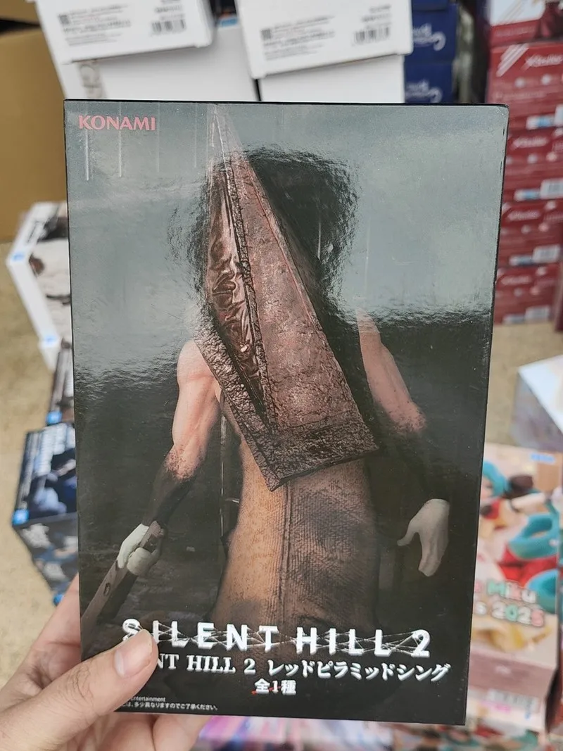 

Оригинальная игрушка KONAMI Silent Hill, голова пузыря, медсестра, красная пирамида, игрушечная фигурка, приз, фигурка, игрушка