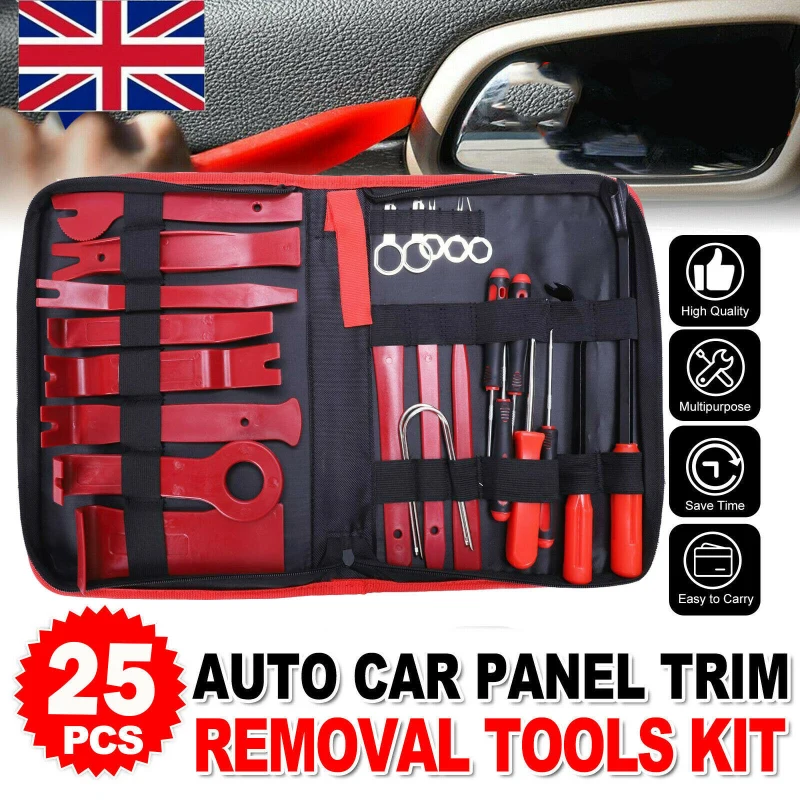 Garage Tools Car Interior Removal Kit Plastic Trim Door Panel Disassembly Suit Auto Clips Puller Hand tool