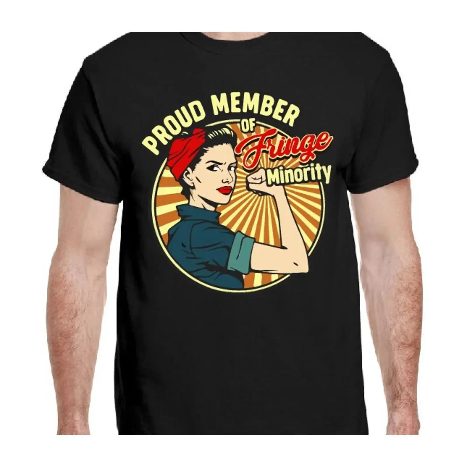 Proud Member Of The Fringe Minority Freedom Convoy T Shirt Vintage vintage Washed Stylish Stretched homme Unisex Breathable