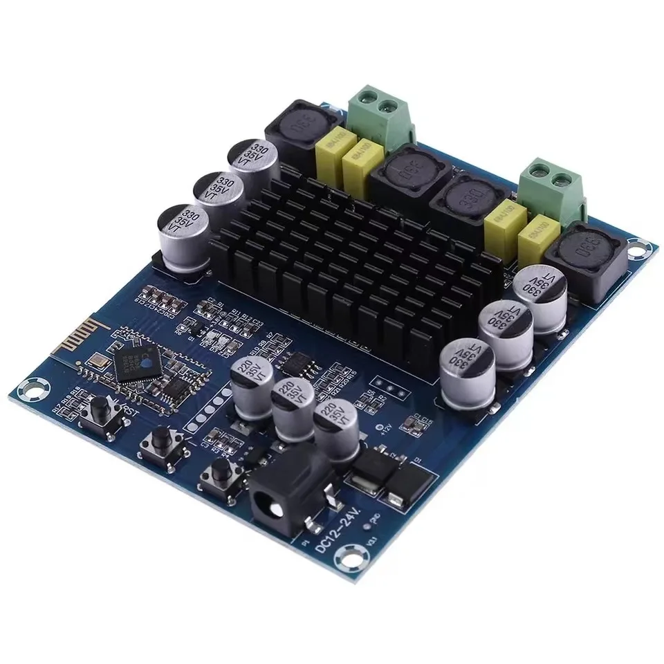 Class-D Amplifier XH-M548 Bluetooth 5.0 Dual Channel 2*120W Digital Amplifier Board TPA3116D2 Audiophile Audio Amplifier Board