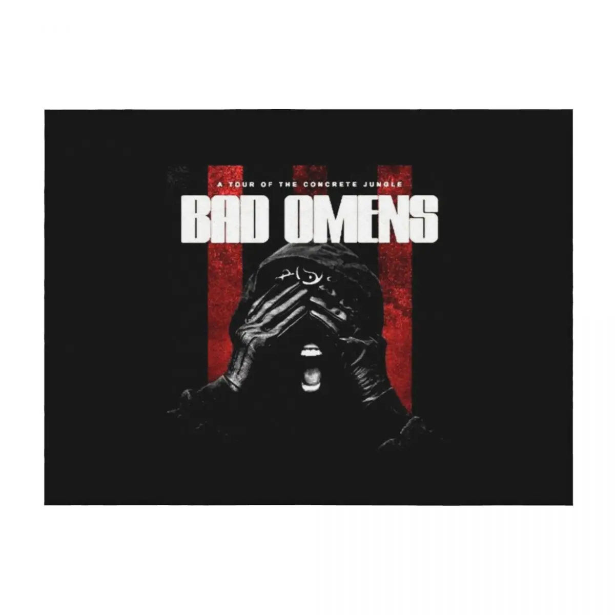 

Bad Style Omens Throw Blanket Single Polar Hairys Bed Fashionable Blankets