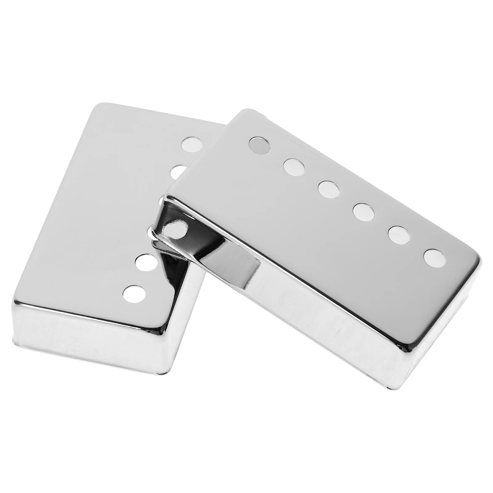 

2pcs Guitar Pickup Covers for Electric Guitar (Silver)