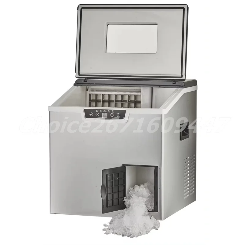 Fabrico De Gelo Totalmente Automático e Esmagamento Máquina De Gelo Integrada Do Floco De Neve, Ice Maker, 40kg