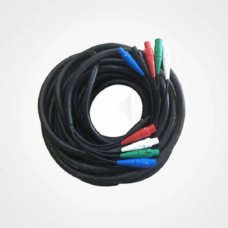 

400A Fan Out Power Cables with 400A Camlock Male Connectors and Female Connector Extension Cord