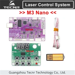 LIHUIYU Nano M3 Laser Mother Main Board + Dongle B + Control Panel Corel CO2 Laser Stamp Machine K40 3020 3040 compatible M2