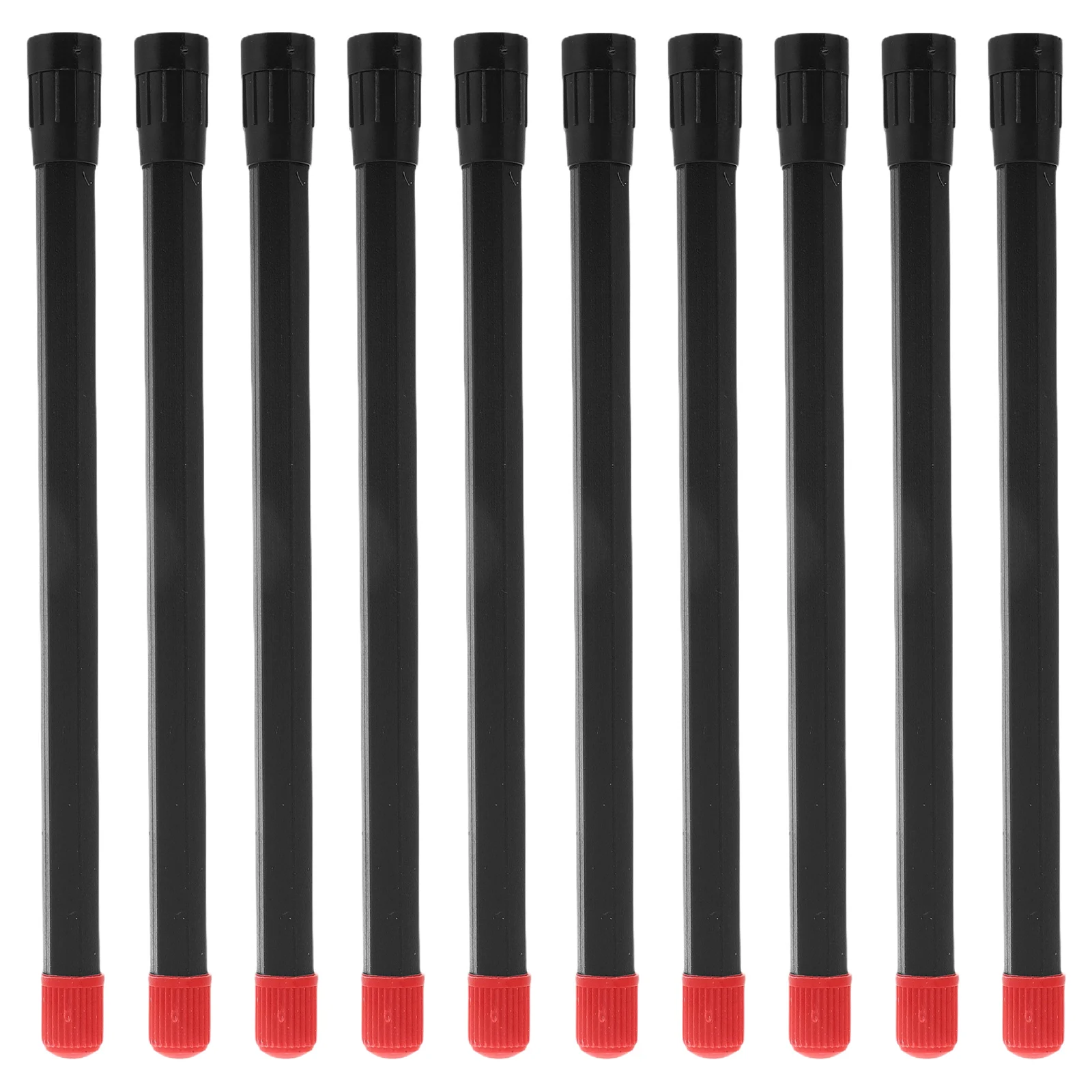 

10pcs Tire Extension Rods Durable Leakproof Straight Extenders for Tire Valve Extension Adapters Vehicles Bike Plastic Repair