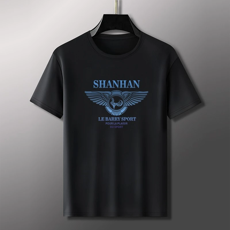 

2025 High-quality cotton loose T-shirt for summer 2025 casual men's and women's printed short-sleeved fashionable top