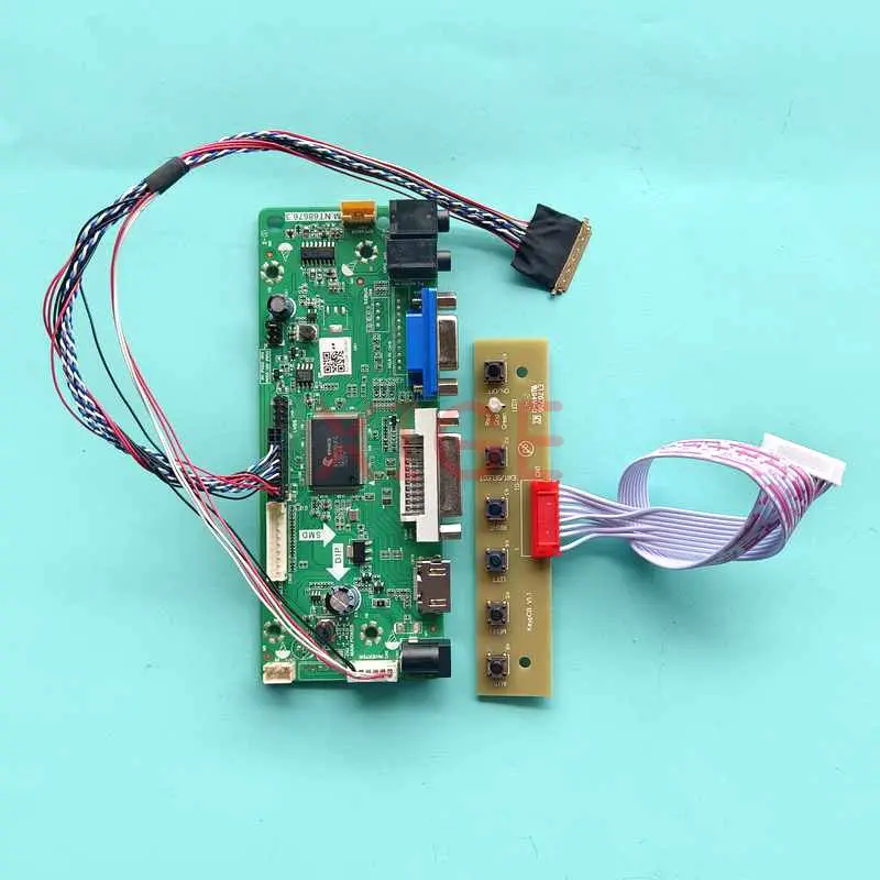 For B101EW01 V1 B101EW02 V0/V1 Controller Driver Board Laptop Matrix LVDS 40 Pin 1280x720 DVI VGA 10.1