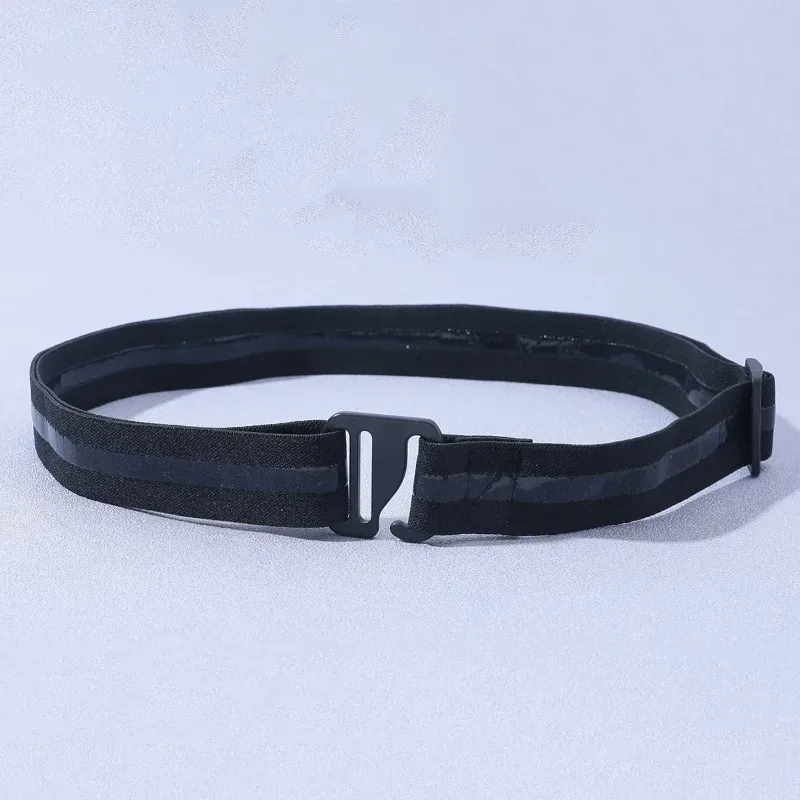 New Men's Nylon Shirt Stays Anti-Slip Elastic Grip Adjustable Buckle Non-Textile Weaved Shirt Holder Straps