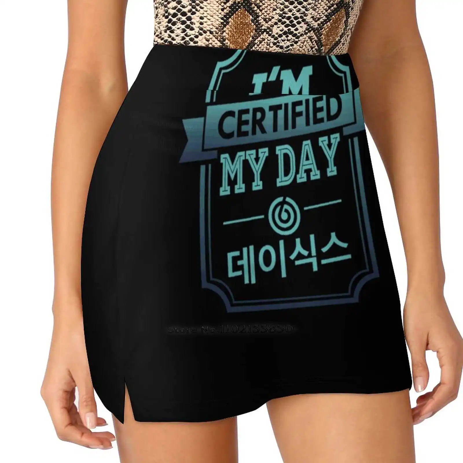 Certified My Day - Day6 Summer Women'Sshorts Skirt 2 In 1 Fitness Yoga Skirt Tennis Skirts Day6 Kpop K Pop Korea Korean Ladies