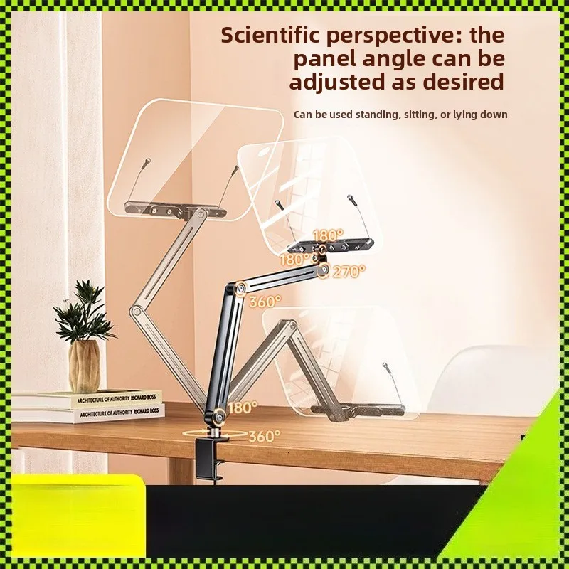 Bedside Cantilever Reading Stand, Desktop Reading Sta nd 360 Degree Rotating Lifting Desktop Reading Stand