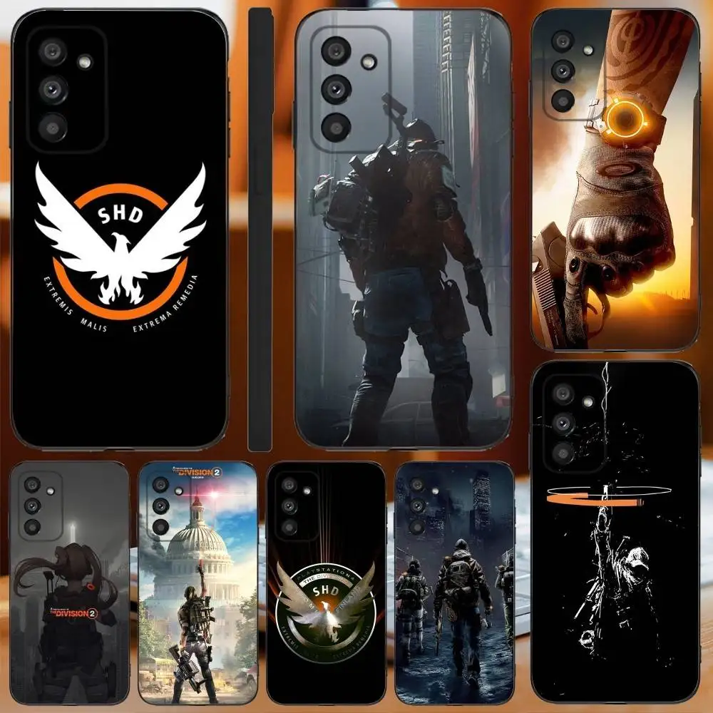 

The D-Division 2 Phone Case For Samsung Galaxy A13,A21s,A22,A31,A32,A52,A53,A71,A80,A91 Soft Black Cover