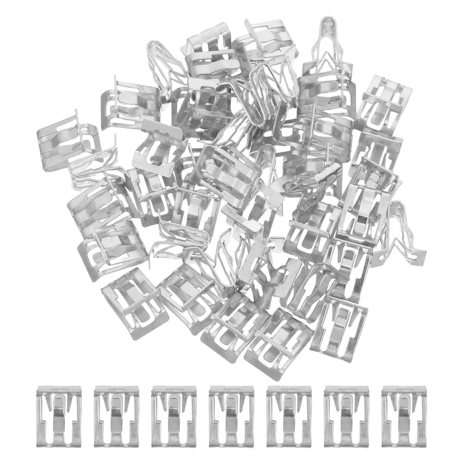 50Pcs Dashboard Fastener Clips Universal Car Trim Retainer Fasteners for Front Console Dash Panel Bezel Installation Easy DIY