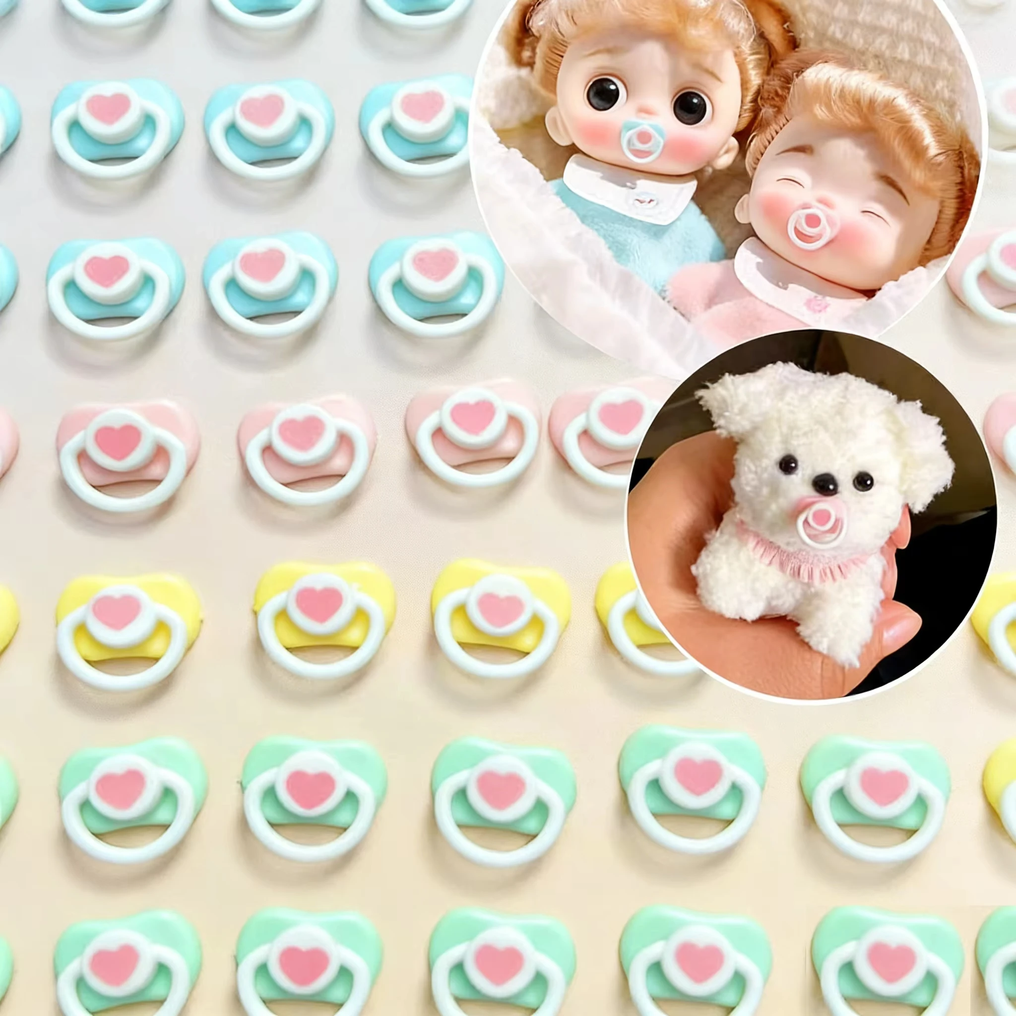 Hot sell Lovely Mini Doll Pacifier Play House Supplies Dummy Nipples For Doll Baby Dolls Kids Toy Baby Pacifier Accessories gift