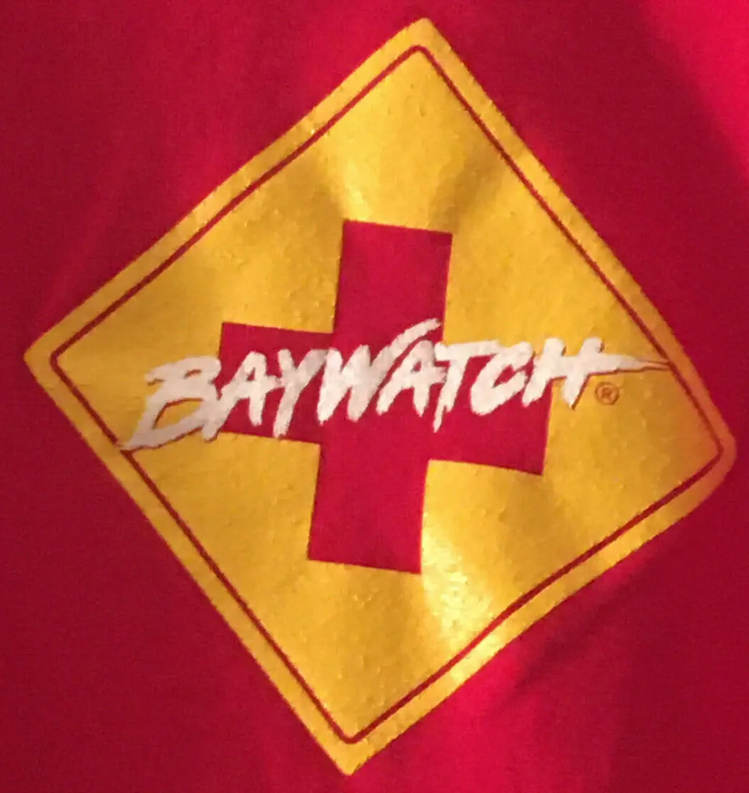 

Мужская футболка средней длины с промо-фильмом Baywatch' Red BRAND NEW OG