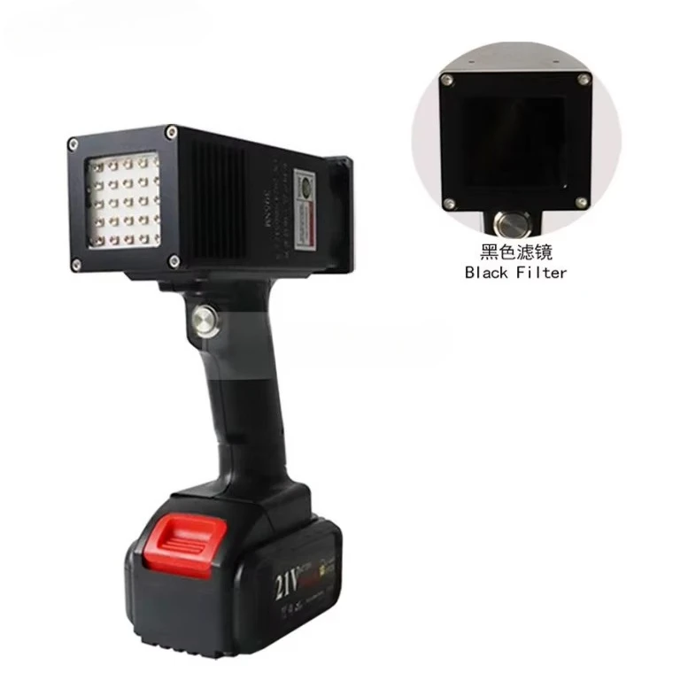 100W Rechargeable UV Curing Lamp Detecting Car Paint Scratches Damage Car Paint Used Car Inspection Damage Assessment 75 Minmute