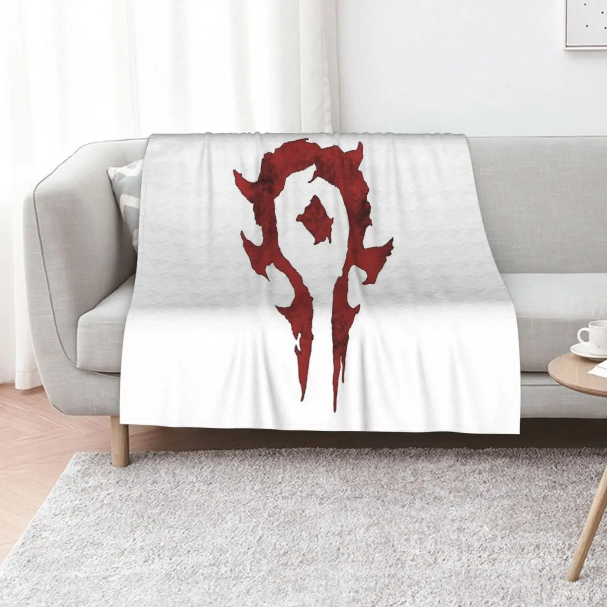 

Another Horde logo! Throw Blanket funny gift For Sofa Thin cosplay anime for winter Blankets