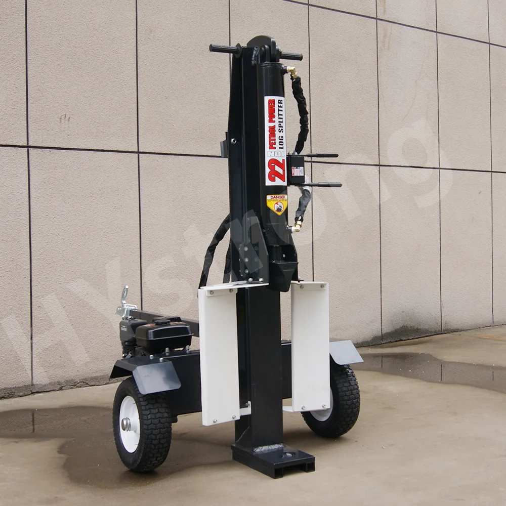 HYstrong Wood Processor 22t Wood Processor/firewood Wood Kindling Cutter G asoline Log Splitter HY22T-GL