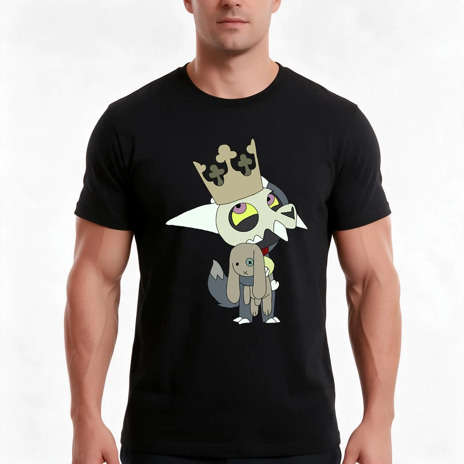 king of the boiling isles T-Shirt, Summer Casual Cotton Tee, Oversized Streetwear Tops, Vintage Graphic Print, Unisex Men Women
