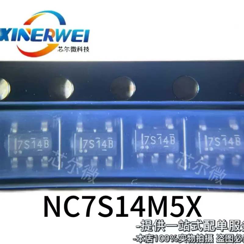 10-100pcs brand new original NC7S14M5X SOT23-5 silk screen 7S14T 7S14B 7S14H chip inverter
