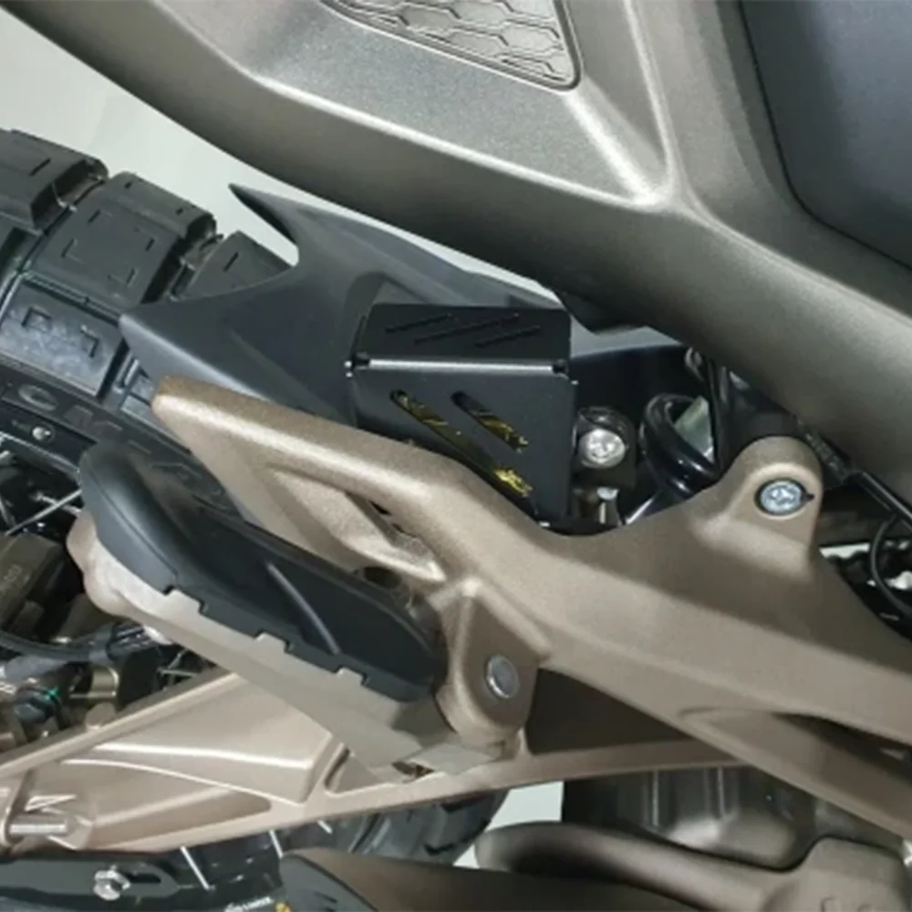 ل Zontes G1-125 G2 ZT125 U 125 U1 U2 Z2 U125 155 U U155 اكسسوارات الخلفية سائل الفرامل خزان غطاء حماية خزان النفط حامي #4