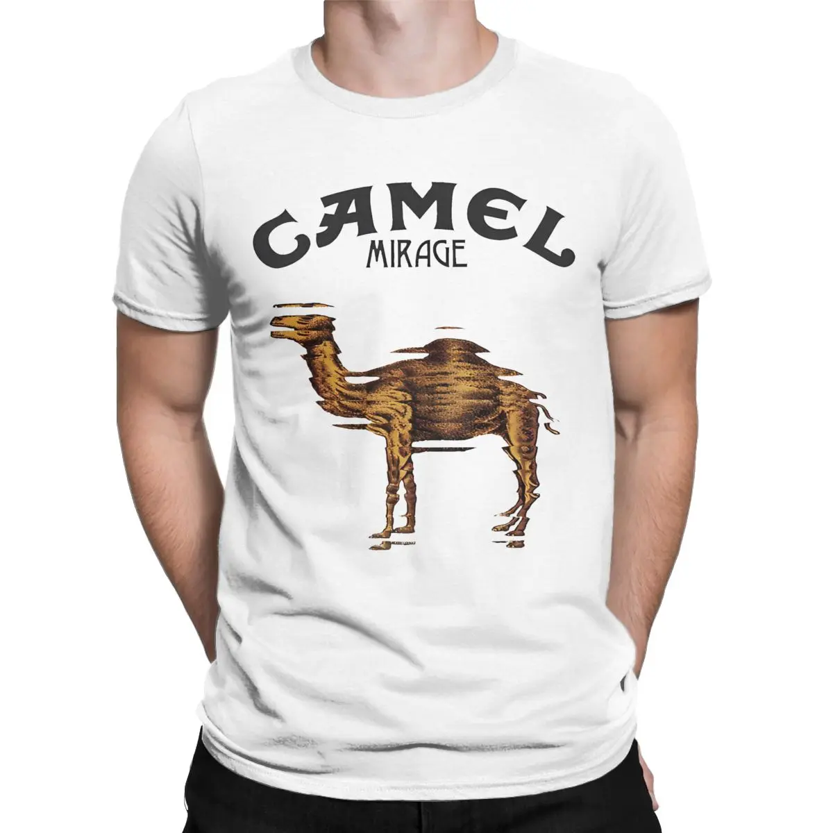 Men T-Shirt Camels Mirage Band Crazy 100% Cotton Tee Shirt Short Sleeve Album Music T Shirt O Neck merch Printing