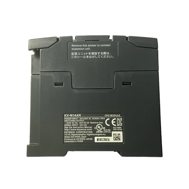 KEYENCE KV-N14AR KV-N14ATP KV-N14DR PLC Programmable Controller Basic Unit AC Power Type Used for Conveyor Control in Stock