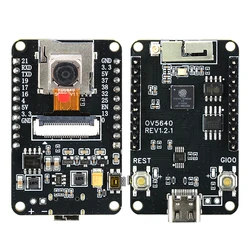 OV5640 ESP32 CAM Camera Module Kit 2.4 GHz WiFi and Bluetooth Develop Board Type C 8MB PSRAM HD 5MP Auto Focus 66 120 160 Degree