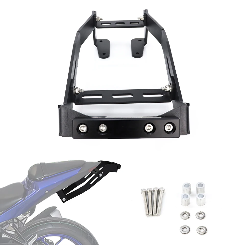

For YAMAHA YZF-R25 2014-2024 YZF-R3 MT-25 MT-03 2015-2025 Motorcycle Scrape Bar 12 Tail Bar With Subcage Rear Rack Stunt Parts