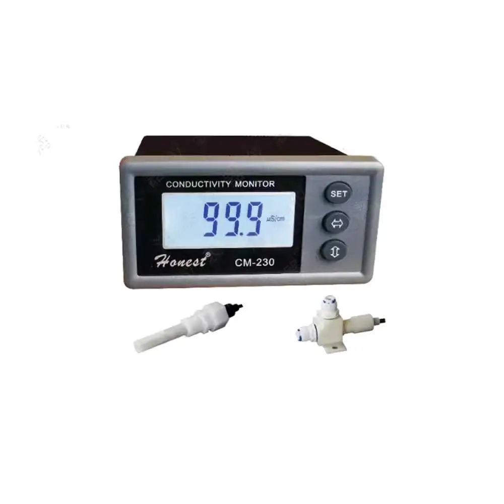 

Online EC Meter Conductivity Monitor Tester Analyzer auto-ranging auto zero ATC CM-230