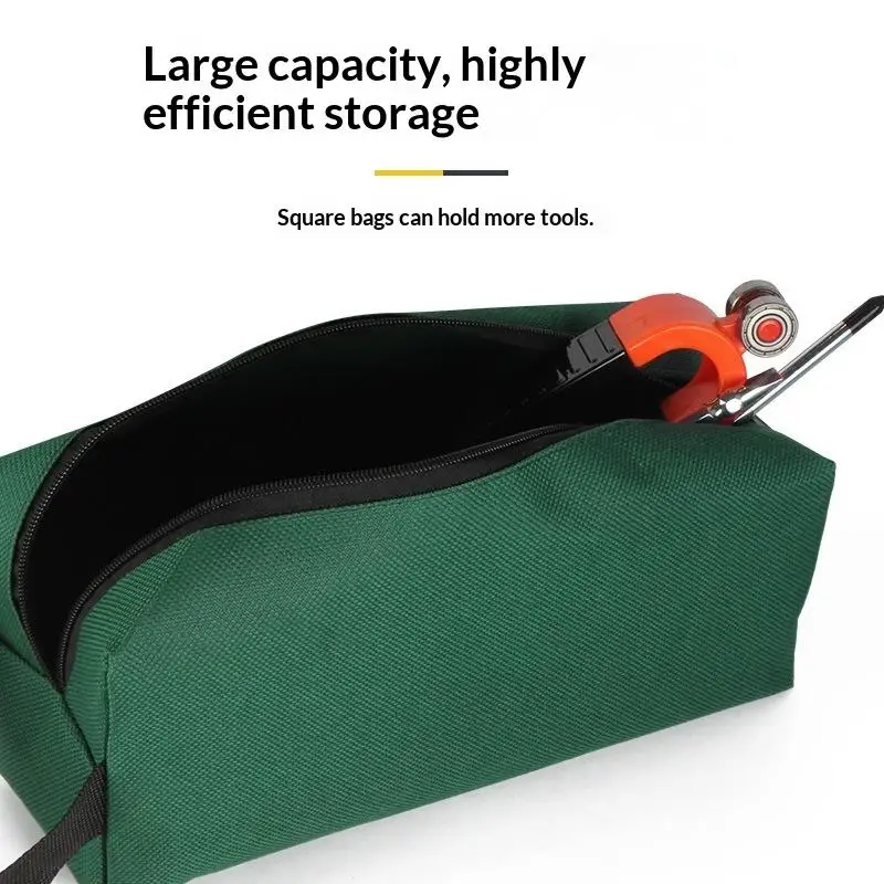 Heavy Duty Hand Tool Bag Thick Wear-resistant Canvas Organizer for Screwdriver Wrench Suitable for Electrician Site Work