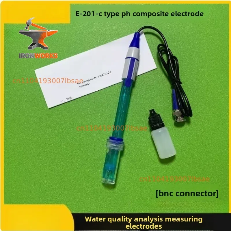 PH composite electrode. E201-C composite electrode. Analytical measuring electrode. BNC interface.