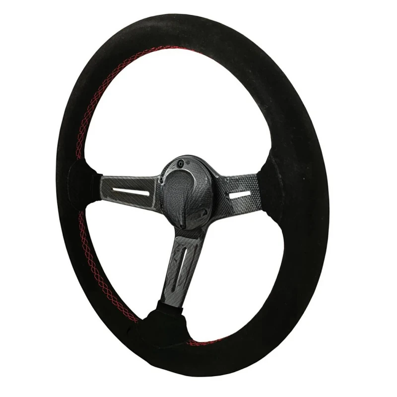 

Premium Soft Suede Sport Steering Wheel Car Interior Refit Part