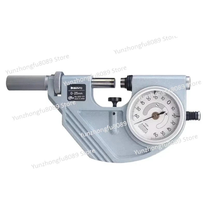 

523-121 PSM-25R Measuring Range 0-25mm Graduation 0.001mm Direct Go/no-go Judgment Dial Snap Micrometers