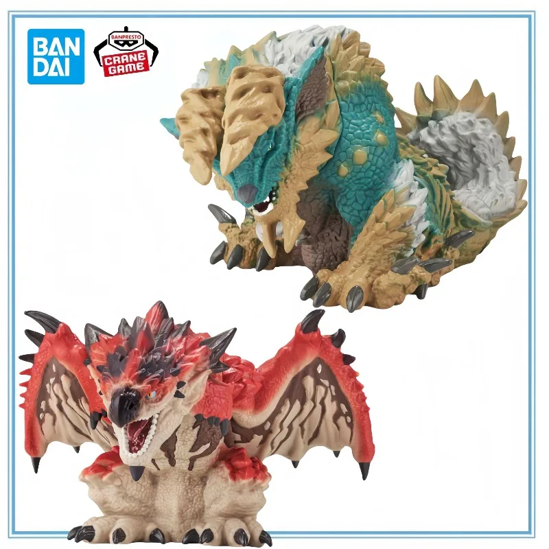 

BANDAI в наличии, подлинная BANPRESTO Monster Hunter, мужской огненный дракон, коллекция Zinogre, серия, модель персонажа из мультфильма, подарки, игрушки