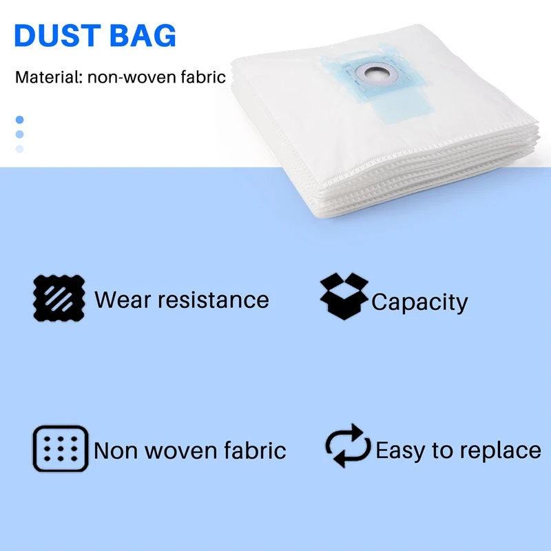 Vacuum Cleaner G 10Pcs/Lots Type G Cloth Dust Bags Typ G Fit For  And SIEMENS BSGL3126GB BSG6 BSG7 GL30 Pro Energy Hoover B