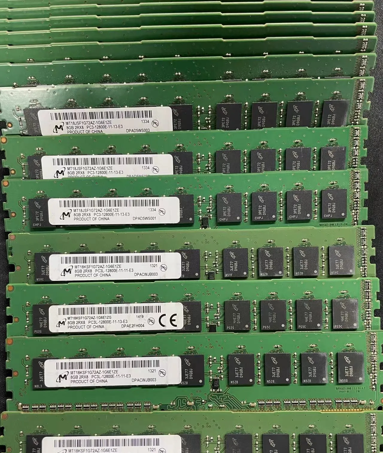 Micron DDR3 ECC RAM 8GB 1600MHz UDIMM 240PIN DDR4 8GB 2RX8 PC3/PC3L-12800E Desktop Server Memory