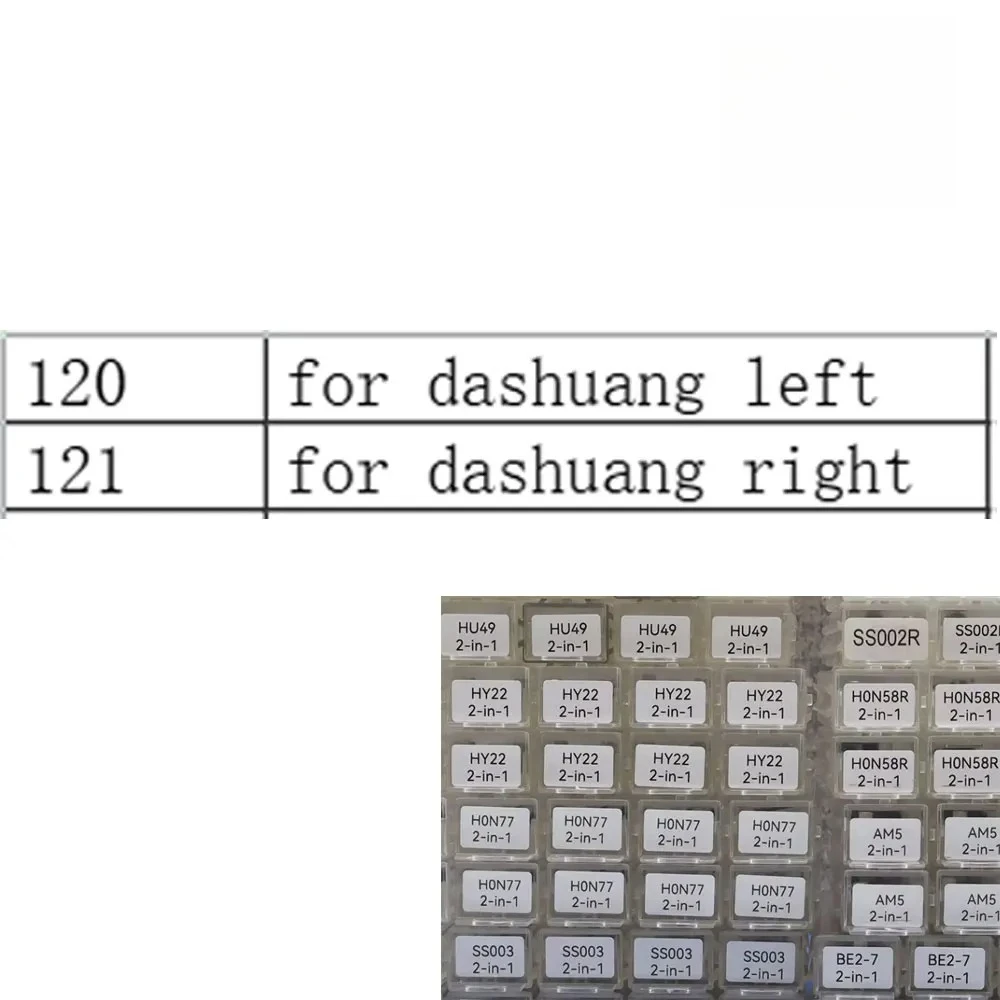 Lishi 2 in1 TE2 TOY2014 TOY2018,TOY 2 Track, TOY43 TOY43R TOY43AT TOY47 TOY48 TOY51 VA2T VA6 WT47T YH65 YM15 YM23 YM28 YM30 ZD30