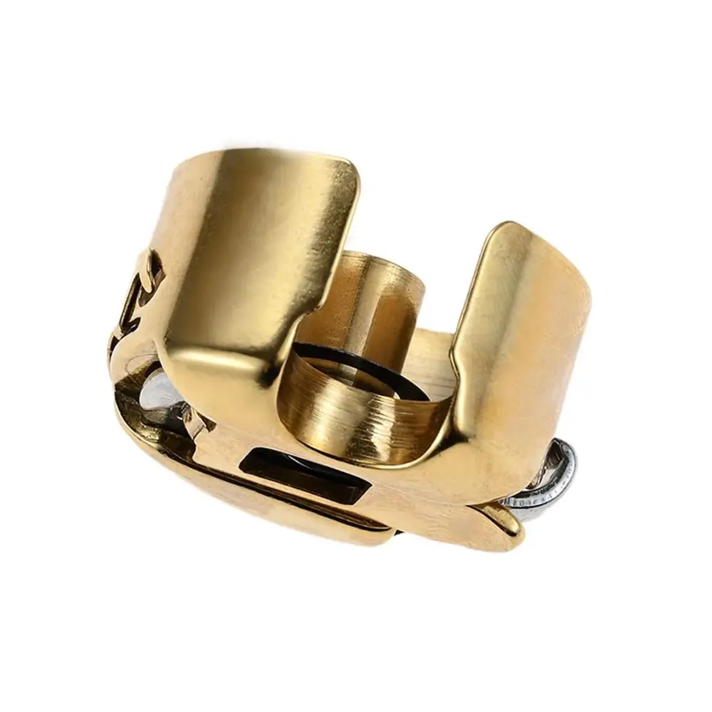New Metal Sewing Machine Bobbin Case Titanium Plated Anti Jam Thread Holder Smooth Rotation Gold Bobbin Holder Sewing Machine