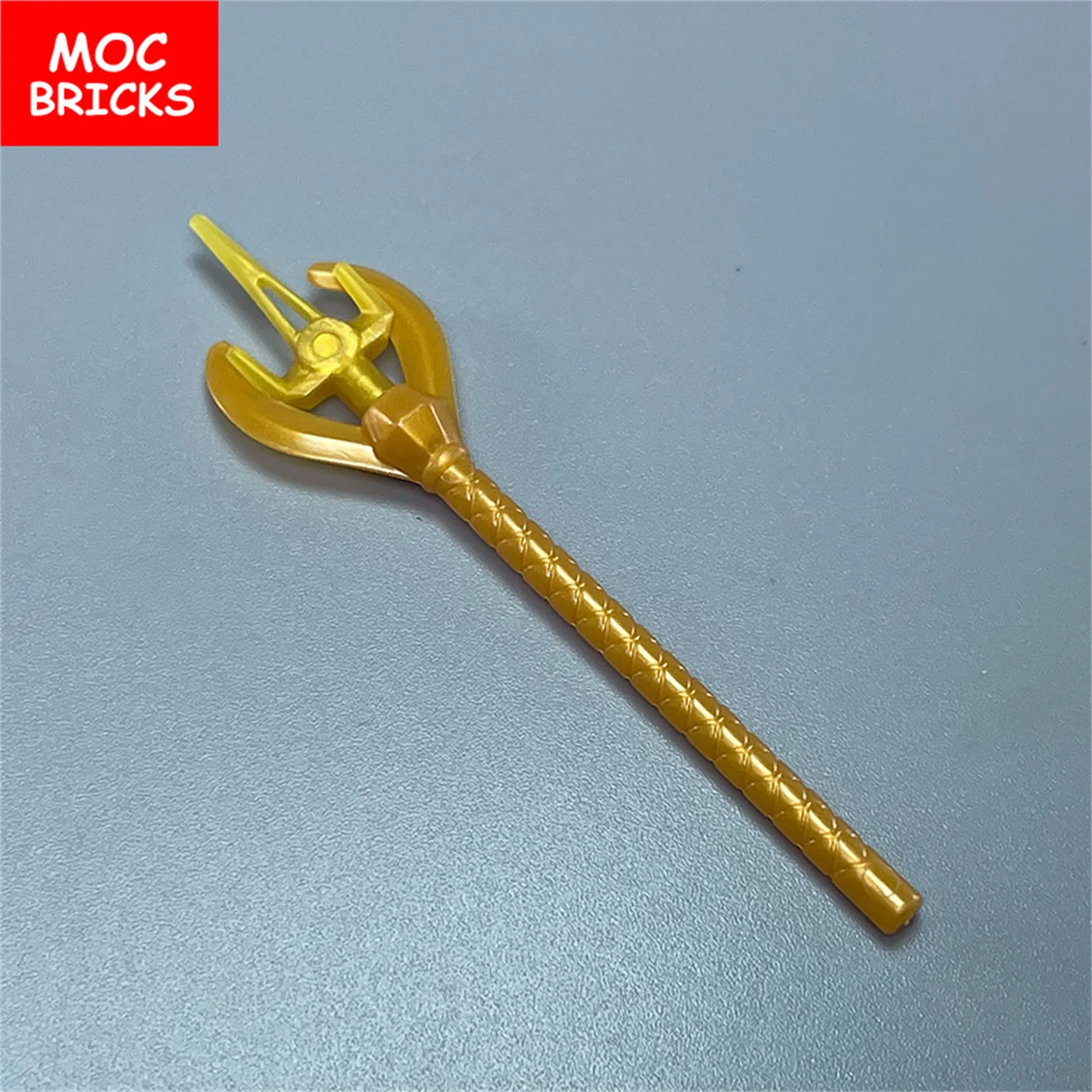 MOC Bricks Figure Weapon Sceptre Gem Rock Treasure Diamond Building Blocks 93252 30153 Assembled Particles Children's Toys