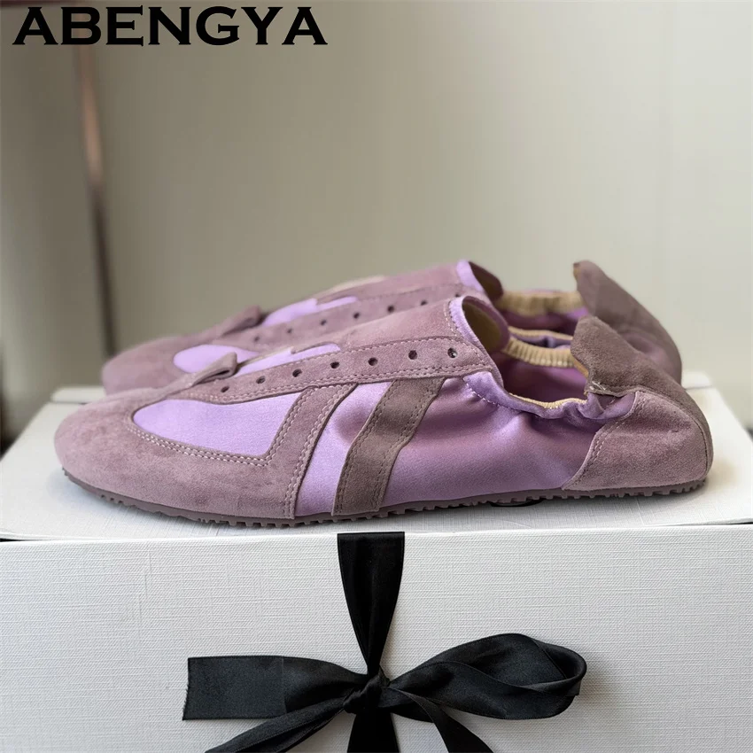 Women's New Casual Shoes Spring Summer Breathable Comfortable Running Shoes Oxfords Bottom Lacing Casual Sneakers Balance Shoes