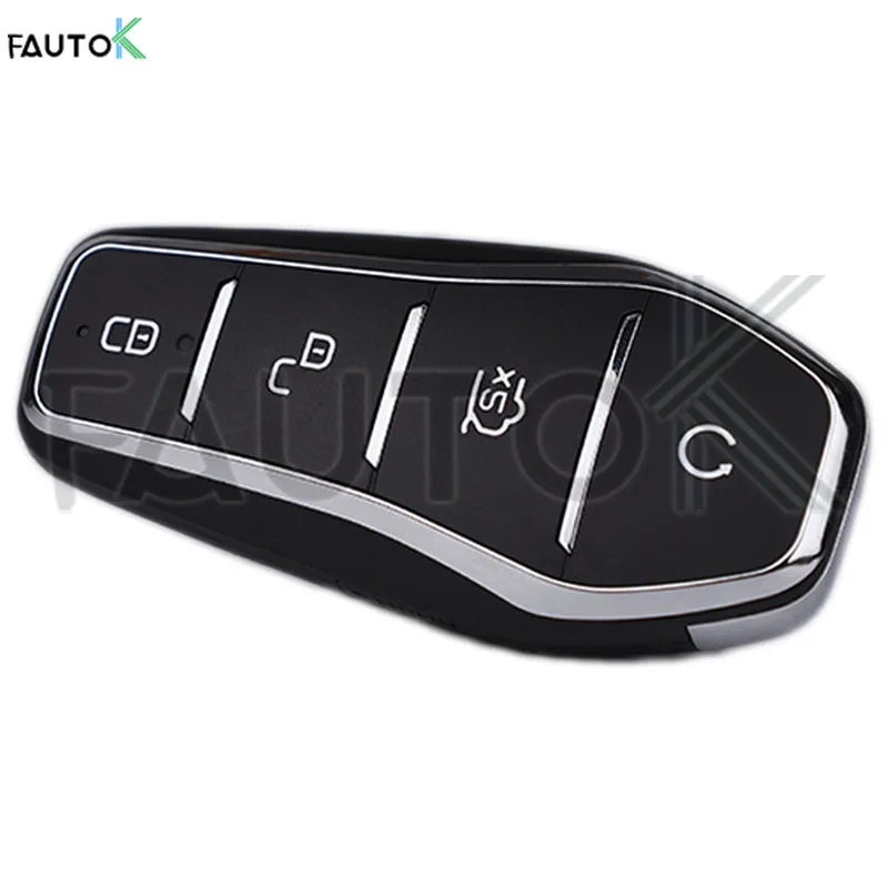 Remote Car Key 433.92MHz ID46 Chip Fit for BYD Qin PLUS DM-i Qin PLUS EV Yuan PLUS SONG K2TF4-41A-F4AT 4 Buttons Keyless Go