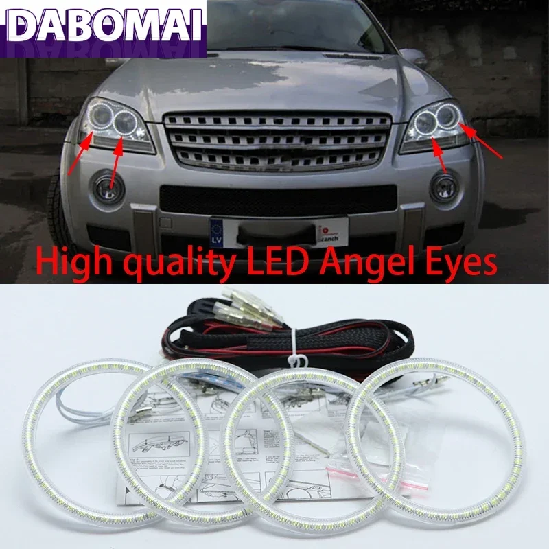 

Daytime Running Light DRL for Mercedes Benz M Class W164 2006 2007 Super Bright White Color 3528 SMD Led Angel Eyes Kit