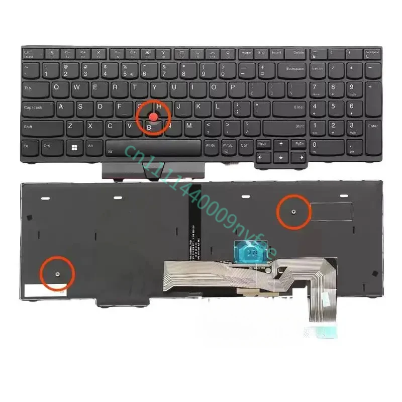 For Lenovo ThinkPad P15v Gen 3 T15p Gen 3 Laptop Keyboard USA English NonBacklight w/Number 5N20X22808 5N20X22844 5N20X22772 0.3