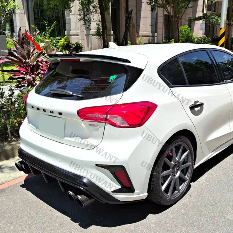 For Ford Focus MK4 ST-LINE 2019 2020 2021 ABS Rear Trunk Boot Spoiler Wing Lip Car Rear Wings